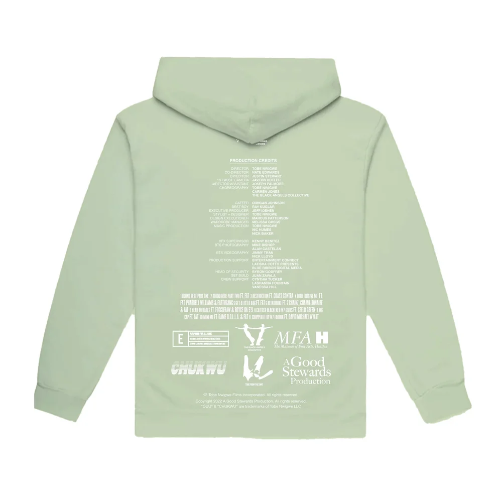 MOMINTS HOODIE (front + back). [mint] — TOBE NWIGWE